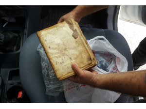 "İbranice el yazması büyü kitabı" operasyonu