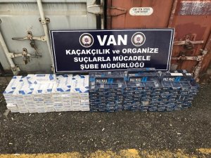 Van’da 3 bin 440 paket kaçak sigara ele geçirildi