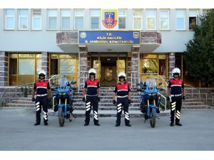 Jandarma’nın Motosikletli Asayiş Timi göreve başladı