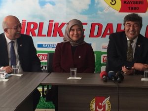 İYİ Parti heyeti Kayseri Gazeteciler Cemiyeti’ni ziyaret etti