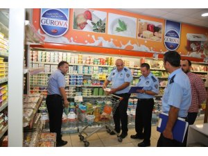 Denetimlerde 2 markete ceza yazıldı