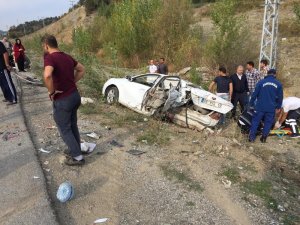 D-100 karayolunda feci kaza: 7 yaralı