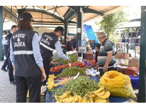 Balıkesir’de zabıtadan şok fiyat denetimi