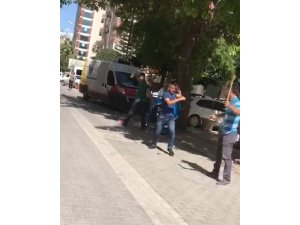 Kanlı park kavgası kamerada