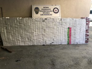 20 bin 500 paket kaçak sigara ele geçirildi