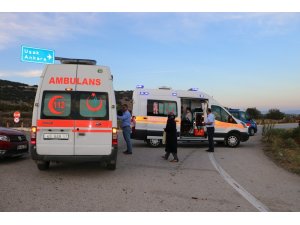 Manisa’da trafik kazası: 3 yaralı