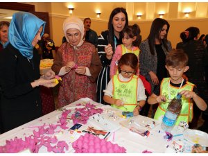 AK Parti kampında "Sıfır Atık Sanat Atölyesi"