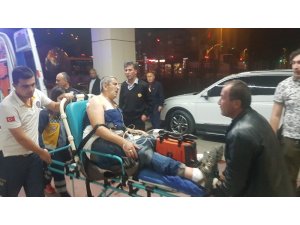 Maganda kurşunu cami bahçesinde oturan vatandaşa isabet etti