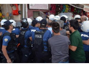 Batman’da açıklama yapmak isteyen gruba müdahalede 2 gözaltı