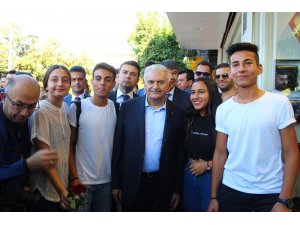 TBMM Başkanı Yıldırım’dan esnaf ziyareti