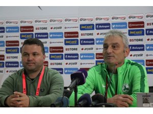 Boluspor-Giresunspor maçının ardından