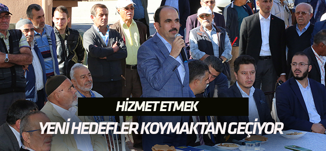 Başkan Altay; Hizmet Etmek Yeni Hedefler Koymaktan Geçiyor