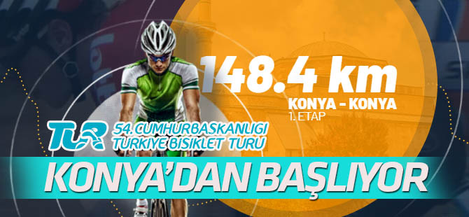 Büyük yarış Mevlana'nın şehrinden başlıyor