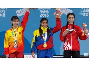 Gençlik Olimpiyatları’nda ilk madalya geldi