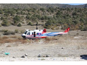Çankırı’da helikopter destekli trafik uygulaması