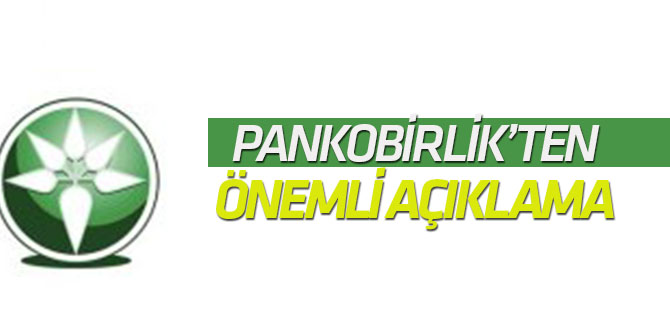 PANKOBİRLİK'ten şeker sektörü ile ilgili çok önemli açıklama