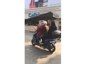 Bursa’da tehlikeli yolculuk