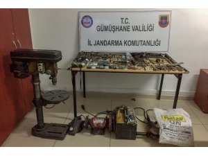 Gümüşhane’de kaçak silah imalathanesine baskın
