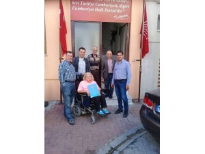 Engelli aday, meclis üyeliği için başvuru yaptı