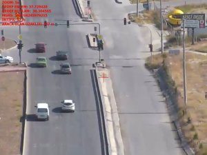 Burdur’da Drone ile trafik denetimi