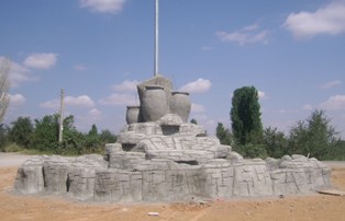 Doğanhisar ilçe girişleri yenileniyor