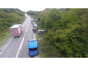Sinop’ta trafik kazası: 1 yaralı