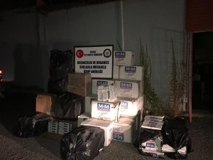 Van’da 19 bin paket kaçak sigara ele geçirildi
