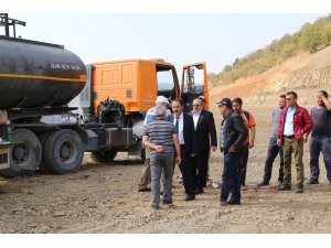 Yerköprü Şelalesi yolu asfaltlanıyor