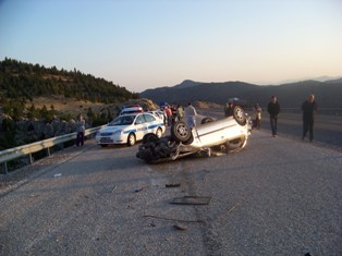 Konya'da trafik kazası: 3 yaralı