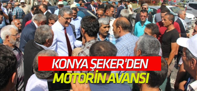 Konya Şeker'den Çiftçiye 38 Milyon 282 Bin 930 TL'lik Motorin Avansı