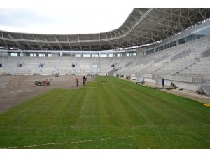 Yeni Ordu Stadı’nın çimleri seriliyor