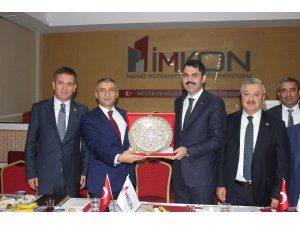 Bakan Kurum, İMKON’un toplantısına katıldı