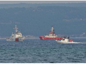 Çanakkale Boğazı'nda uçak kazası tatbikatı