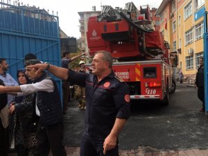Bahçelievler’de okulda çıkan yangın paniğe neden oldu
