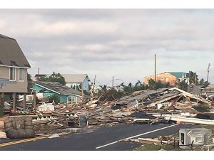 Micheal Kasırgası arkasında hayalet bir şehir bıraktı