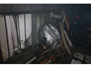 Mobilya atölyesinde korkutan yangın