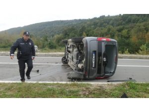 Sinop’ta trafik kazası: 1 yaralı