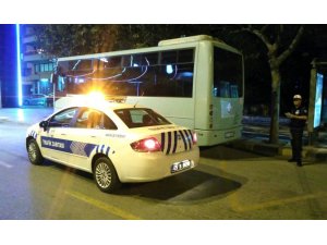 Şehir içine park eden otobüslere cezai işlem