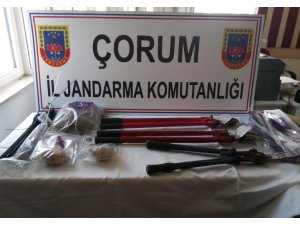Jandarmanın dikkati kablo hırsızlarını yakalattı