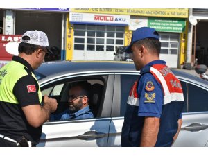 Kastamonu’da drone’lu trafik uygulaması