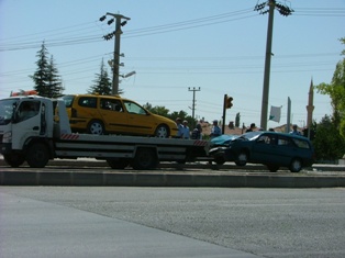 Konya'da trafik kazası: 3 yaralı