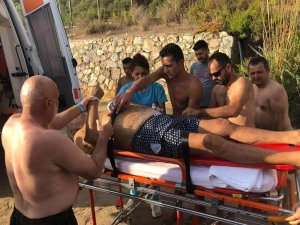 Denizde fenalaşan Rus turisti vatandaşlar kurtardı