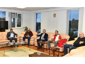 Vali ve Başkan’dan Samsunspor’a tebrik