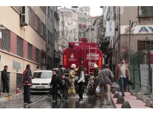 Beyoğlu’nda işyeri yangını