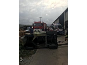 Fabrika işçisi devrilen forkliftin altında can verdi
