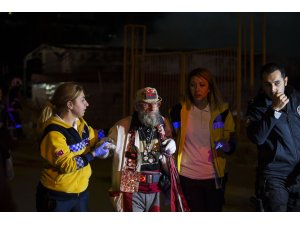 Başkentte baraka yangını