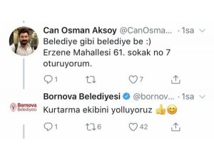 Bornova Belediyesinden ceket kurtarma operasyonu