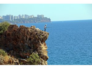 30 metrelik falezlerin ucunda ölümüne olta