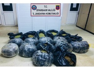 Diyarbakır’da 164 kilogram esrar ele geçirildi