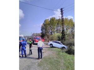 Cenaze yolunda feci kaza: 1 ölü, 2 yaralı